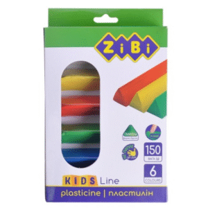 Пластилін Zibi 6 6225 трикутник