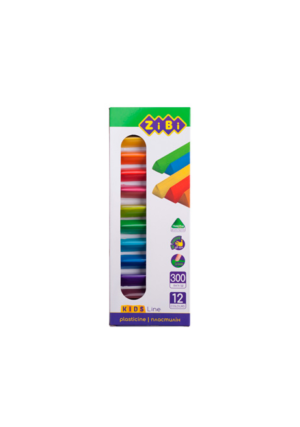 Пластилін - ZiBi 12 кольорів 300 г KIDS Line ZB.6227