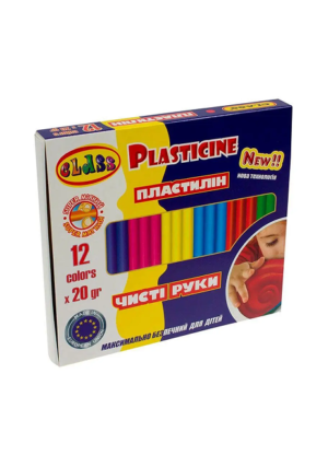 Пластилін -  Class Чисті руки ECO Maxi 12 кольорів 240 г 7646С