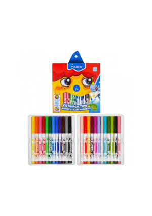 Фломастери - MARCO SUPER WASHABLE -1630-24CB, 24 Кольори