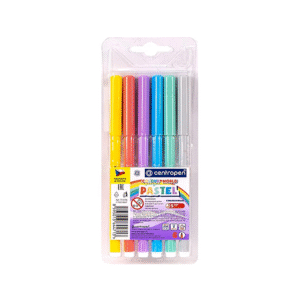 Фломастери Centropen 6/7550 пастель