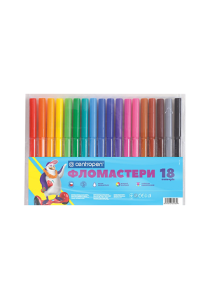Фломастери - Centropen 18 - 7790
