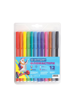Фломастери - Centropen -12-7790