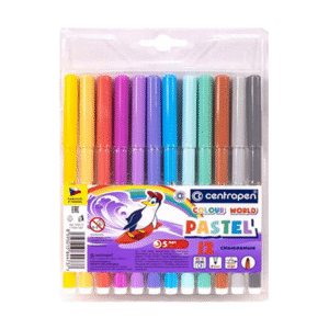 Фломастери Centropen 12/7550 пастель