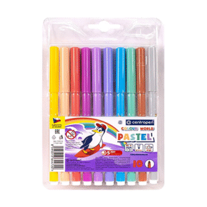 Фломастери Centropen 10/7550 пастель