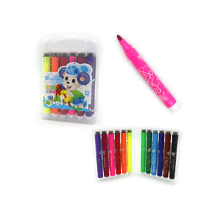 Фломастери 12 230 штампи шестигранні WASHABLE