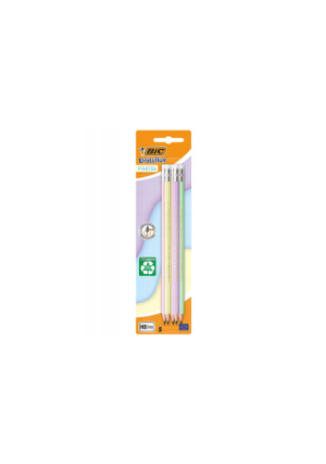 Олівець простий графітовий - BIC HB ПАСТЕЛЬ - 5шт