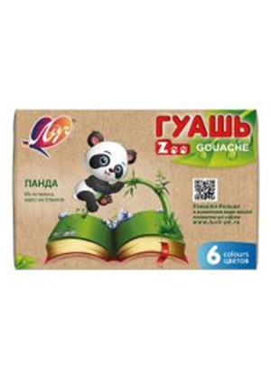 Гуашь - Луч 6 панда