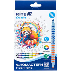 Фломастери - двосторонні  Kite Creative 12 шт K-1151