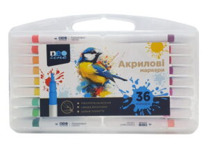 Набір  акрилових маркерів Neo Line 36 кольорів - 4061-36 SH