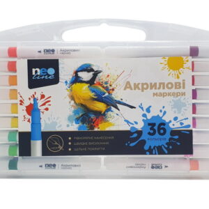 Набір  акрилових маркерів Neo Line 36 кольорів - 4061-36 SH