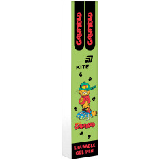 Ручка гелева пиши-стирай Kite Garfield GF26-069, синя, 2 шт. у пеналі - АСОРТІ