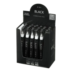 Коректор-ручка 5 мл ZiBi Black спиртова основа ZB.2903 (24 шт)