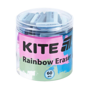 Гумка кольорова - Kite Rainbow - K25-103, асорті