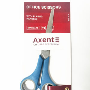 Ножиці офісні - Axent Standard, 17 см, з пластиковими ручками.