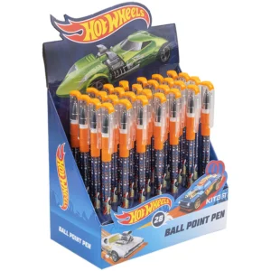 Ручка кулькова - Kite Hot Wheels HW21-032, синя
