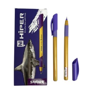Ручка Hiper масляна SHARK фіолетова HO-200