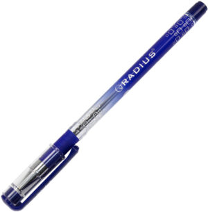 Ручка масляна Radius I-Pen синій 12/144/