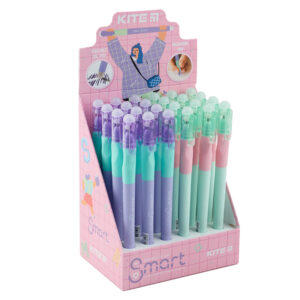 Ручка гелева пиши-стирай  - Kite Smart K23-098-2, синя
