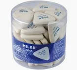 Гумка - MILAN трикутна біла (45 шт) PPM4045