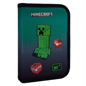 Пенал твердий одинарний з двома клапанами Yes HP-04 Minecraft Icons 533633
