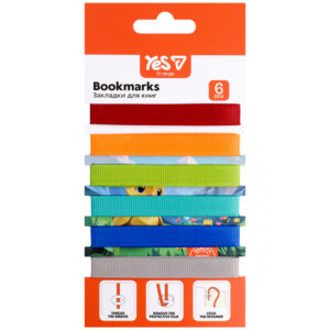 Закладки для книг Yes Orange Line 6 шт яскраві кольори 708850