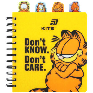 Блокнот з розділювачами на спіралі Garfield GF26-278, 80 аркушів, клітинка, пластикова обкладинка Залишити відгук