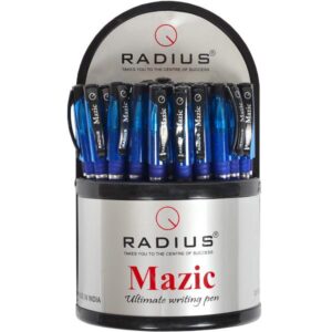 Ручка масляна Radius Mazic в банці синя (30 шт)