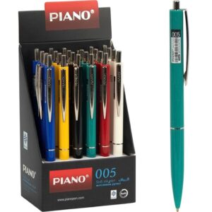 Ручка масляна - PIANO автоматична PS-005 синя (24 шт)