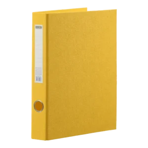 Папка-реєстратор А4 двостороння на 2-х кільцях Buromax 40 мм жовта BM.3101-08