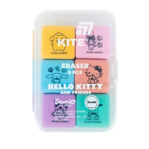 Набір гумок у пластиковому боксі Kite Hello Kitty and Friends асорті 6 шт HK26-145 Залишити відгук