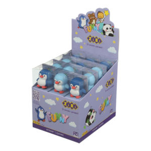 Гумка фігурка - ZiBi Penguin 60х35х32 мм ZB.5426 (24шт)
