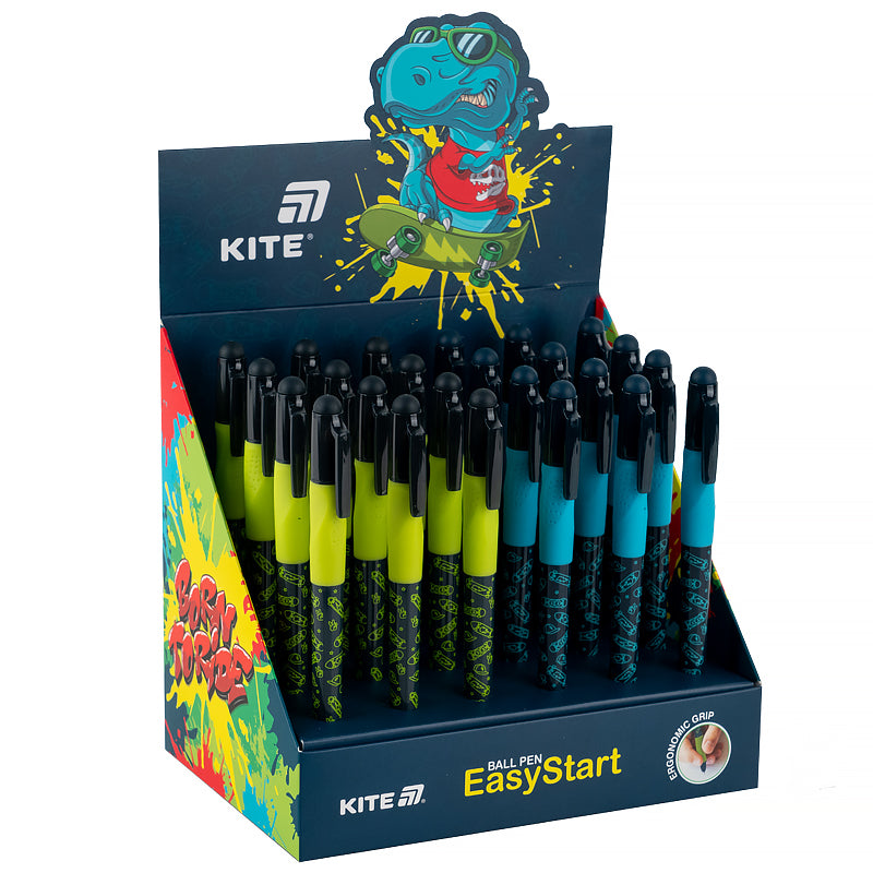 Ручка кулькова Kite EasyStart Kitty K25-099-2, синя - Зображення 2