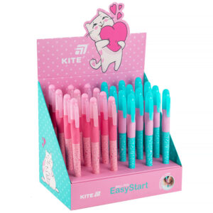 Ручка кулькова Kite EasyStart Kitty K25-099-2, синя