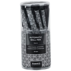 Ручка Axent AB1092-05-A кулькова автоматична Deco, синя