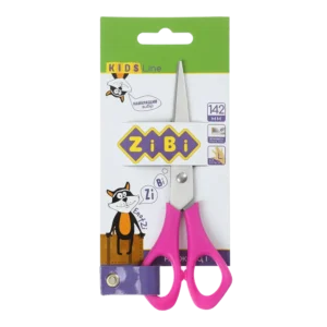 Ножиці дитячі ZiBi для шульги 142 мм рожеві KIDS Line ZB.5002-10