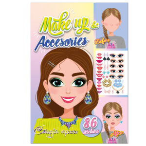 Книга з наліпками Студія краси. Make up & Accesories
