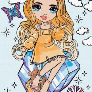Картина за номерами Ideyka. Rainbow High Poppy Rowan 30х40см