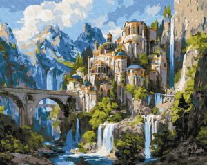 Картина за номерами Ideyka. Палац на вершині 40х50см