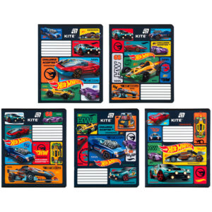 Зошит шкільний Kite Hot Wheels HW26-234, 12 аркушів, лінія