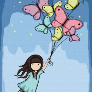 Картина за номерами Ideyka. Flight Of The Butterflies Santoro Gorjuss Collection 30х40см