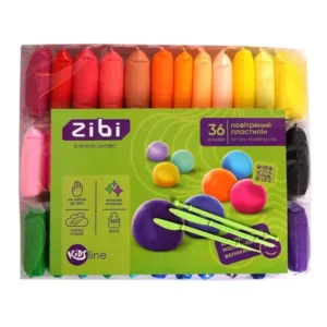 Пластилін повітряний для ліплення ZiBi KIDS Line 36 шт ZB.6298